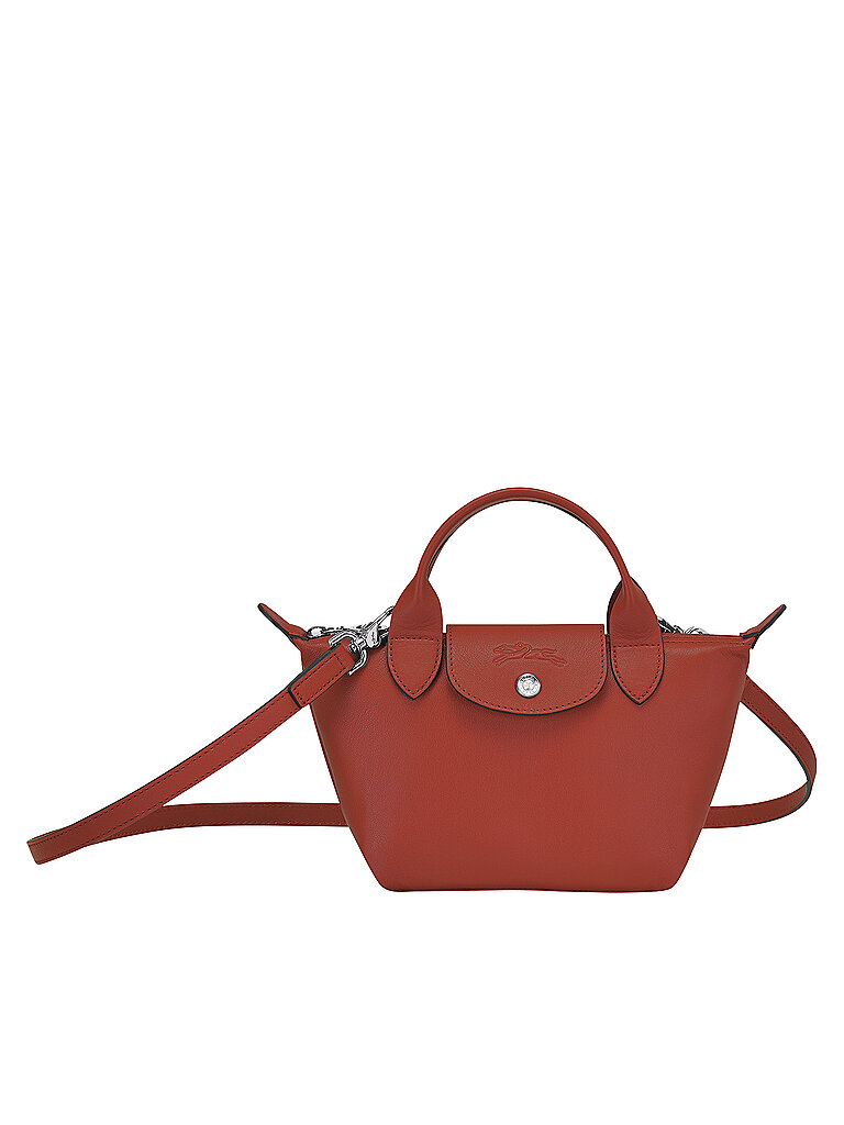 LONGCHAMP Le Pliage Cuir Handtasche, Sienna rot