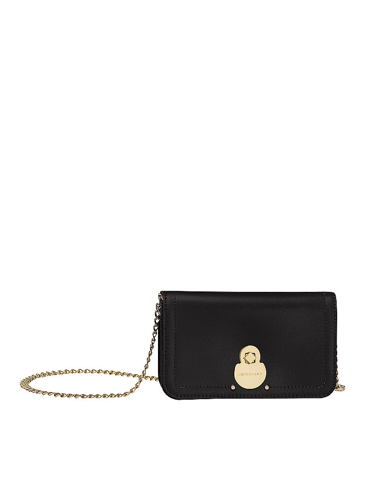 LONGCHAMP Cavalcade Geldbörse mit Kette, Black  schwarz