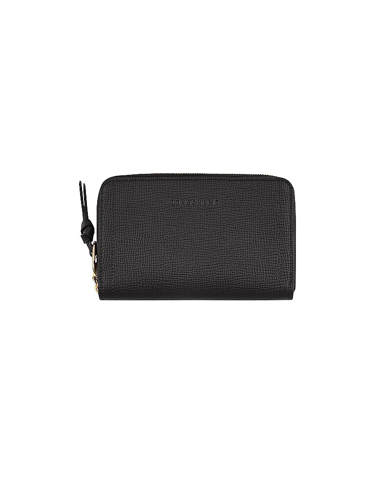 LONGCHAMP Mailbox Brieftasche im Kompaktformat, Black  schwarz