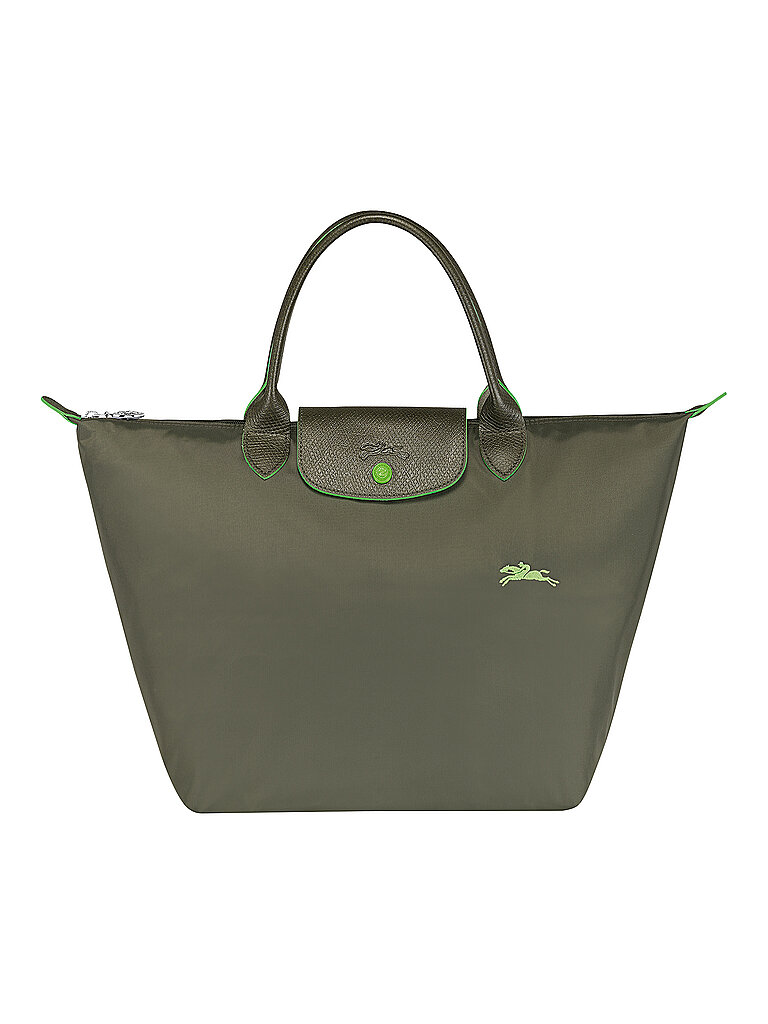 LONGCHAMP Le Pliage Club Handtasche M, Fir grün