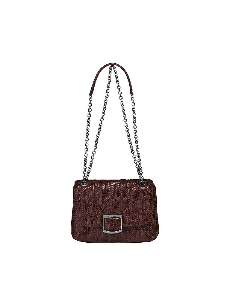 LONGCHAMP | Brioche Umhängetasche S, Burgundy | rot