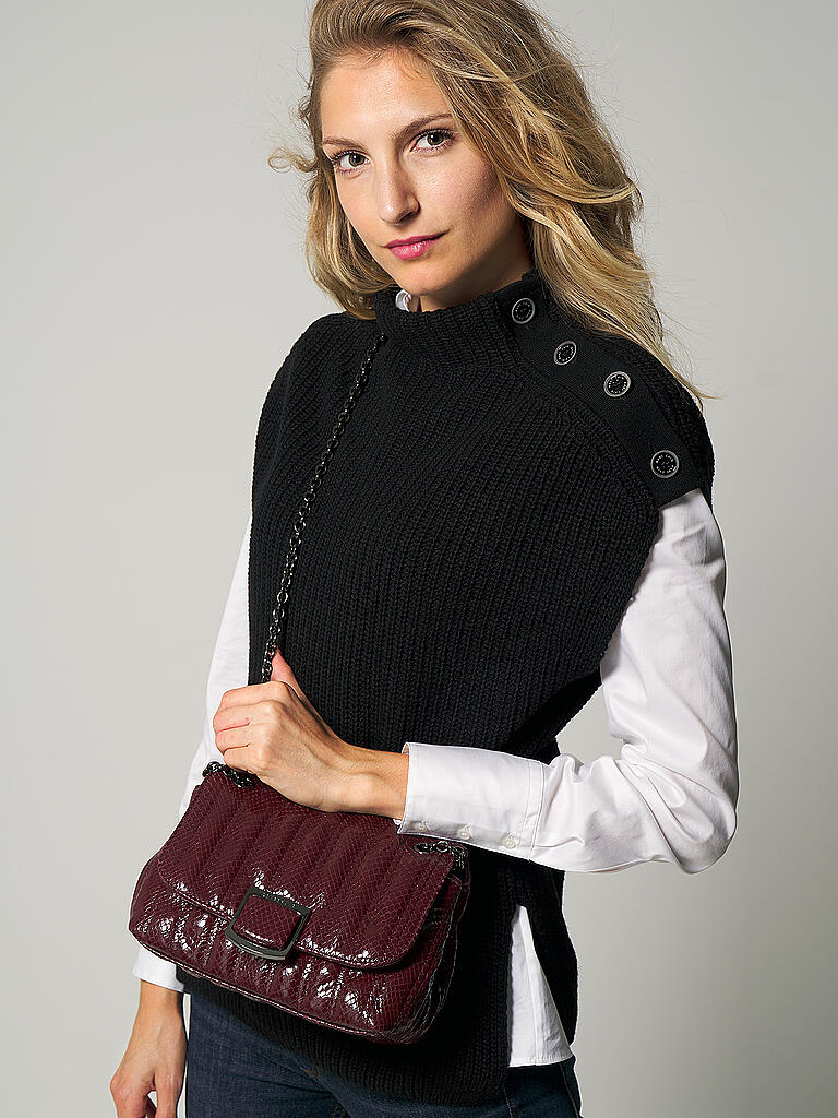 LONGCHAMP | Brioche Umhängetasche S, Burgundy | rot