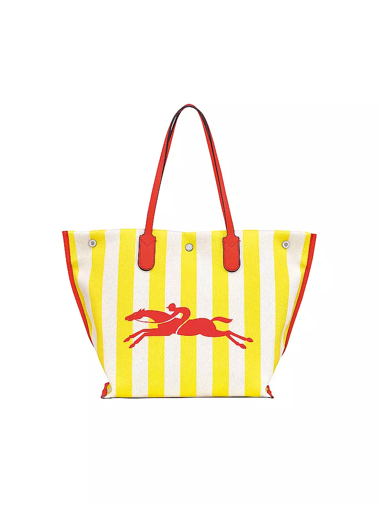 LONGCHAMP | Essential Shopper Large, Jaune/Black | gelb