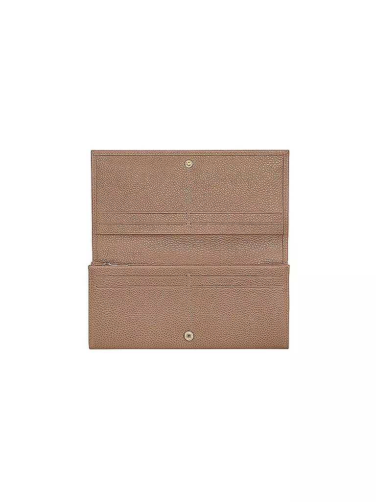 LONGCHAMP | Geldbörse Le Foulonné, Biscuit | schwarz