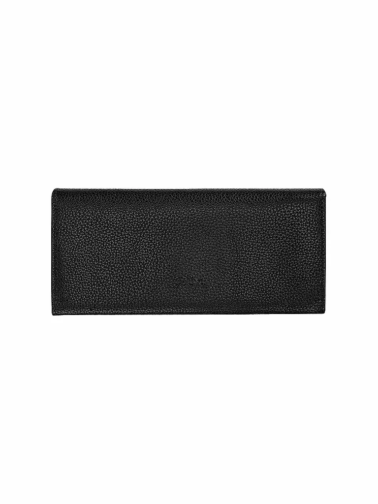 LONGCHAMP | Geldbörse Le Foulonné, Noir | creme