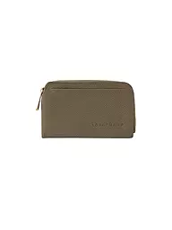 LONGCHAMP | Kartenetui Le Foulonné, Noir | Olive