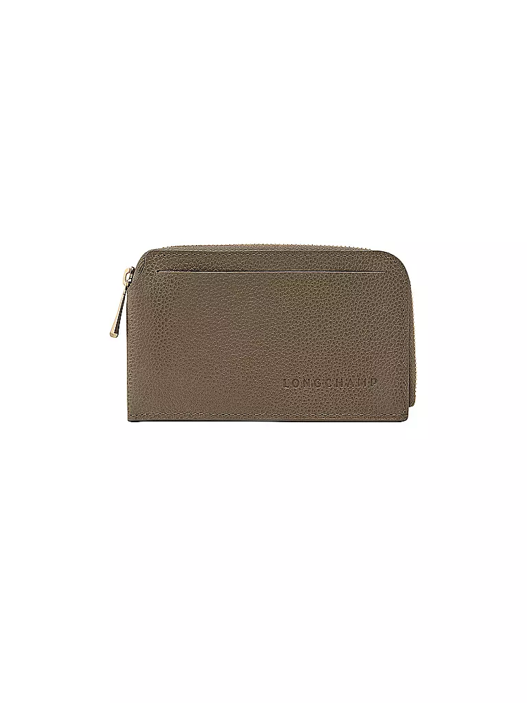 LONGCHAMP | Kartenetui Le Foulonné, Capre | olive