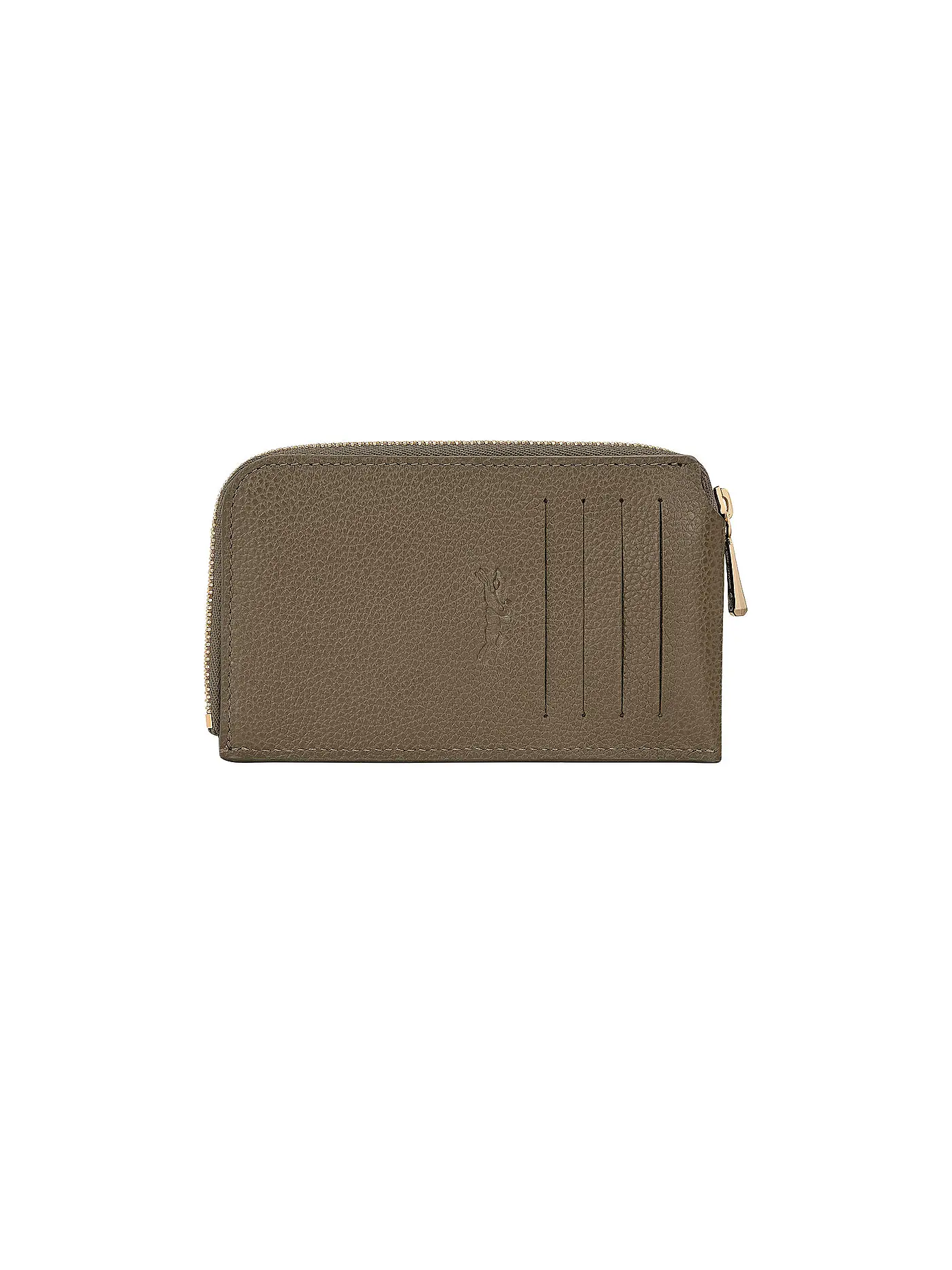 LONGCHAMP | Kartenetui Le Foulonné, Capre | olive