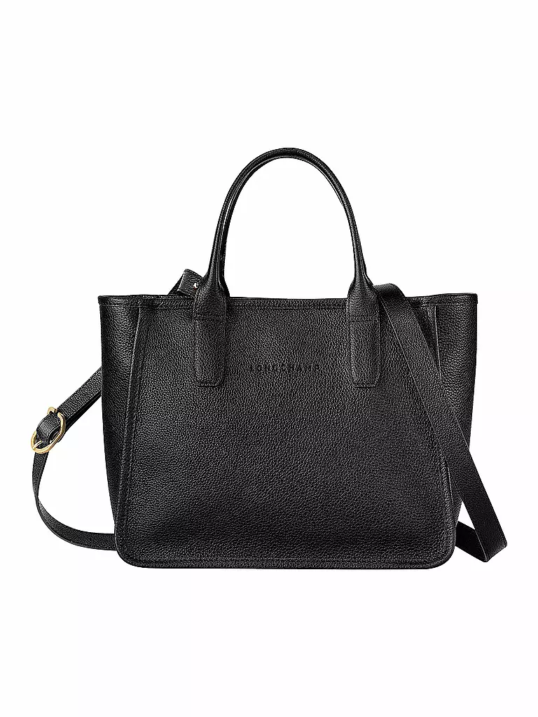 LONGCHAMP | Le Foulonné Henkel-Tasche, Black | schwarz