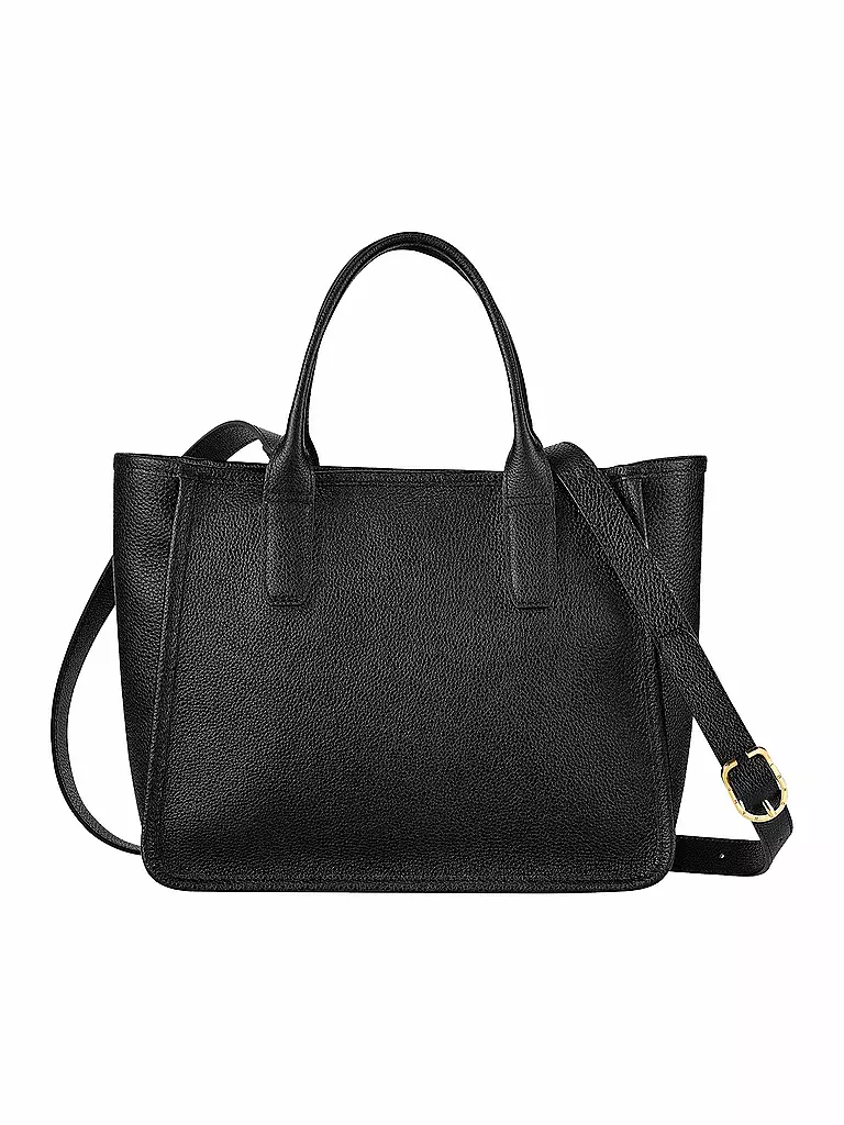 LONGCHAMP | Le Foulonné Henkel-Tasche, Black | schwarz