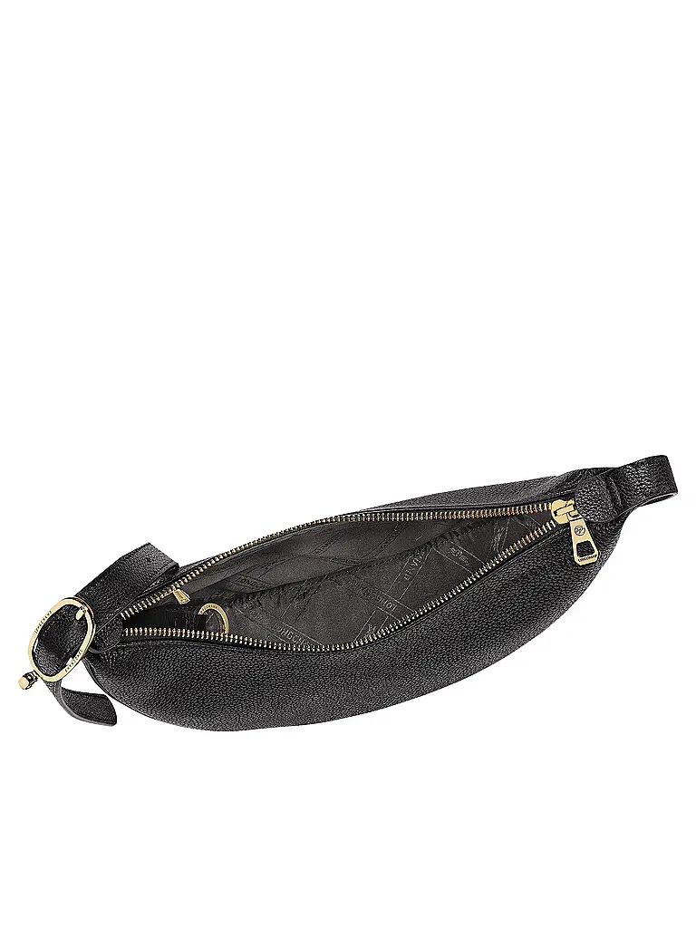 LONGCHAMP | Le Foulonné Umhängetasche Small, Black | 