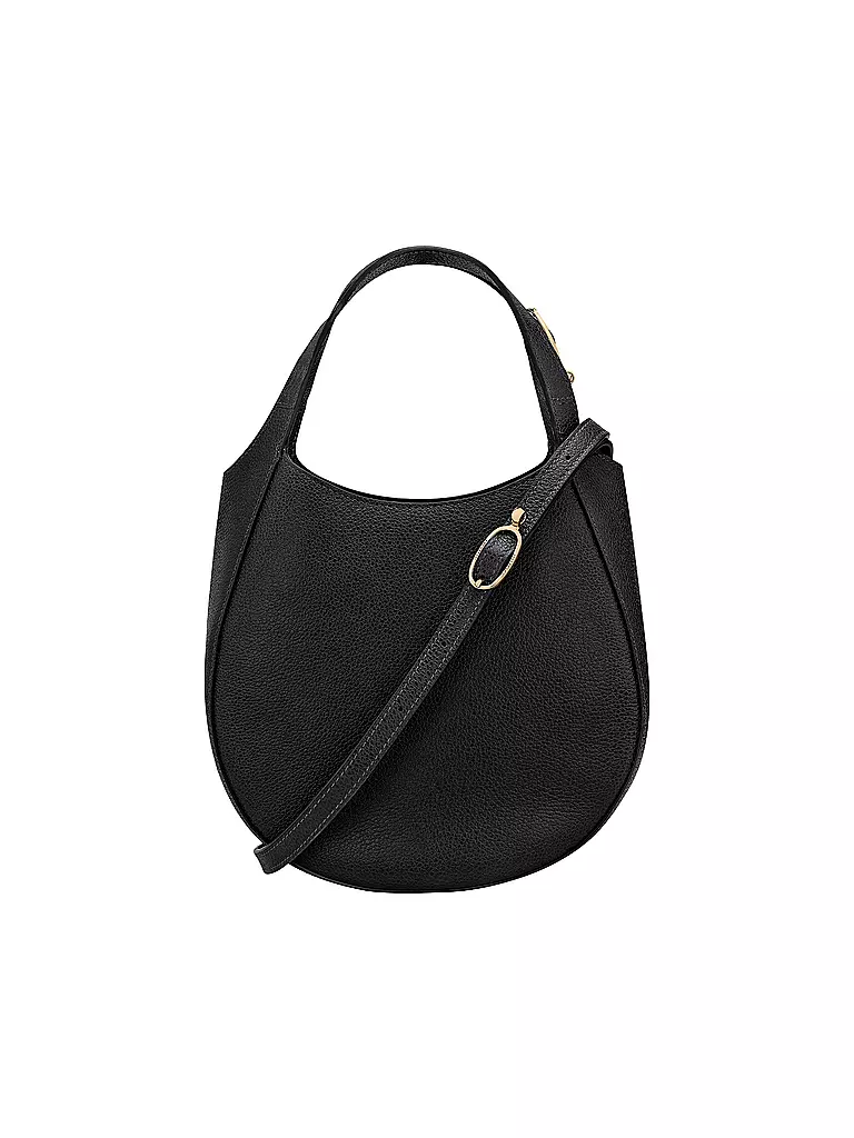 LONGCHAMP | Le Foulonne Handtasche Small, Noir | camel