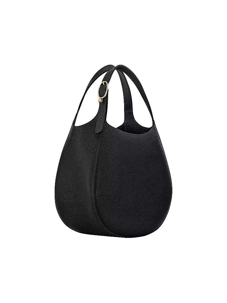 LONGCHAMP | Le Foulonne Handtasche Small, Noir | camel