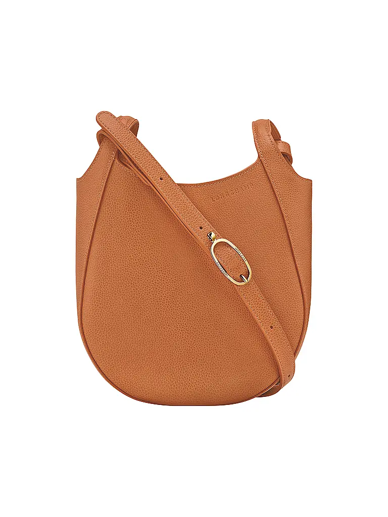 LONGCHAMP | Le Foulonne Umhängetasche Small, Amber | Hellbraun
