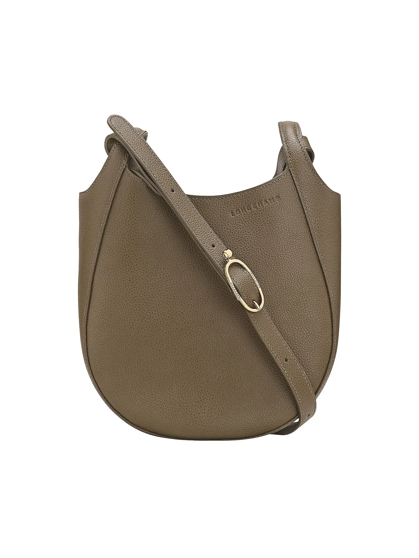 LONGCHAMP | Le Foulonne Umhängetasche Small, Noir | olive