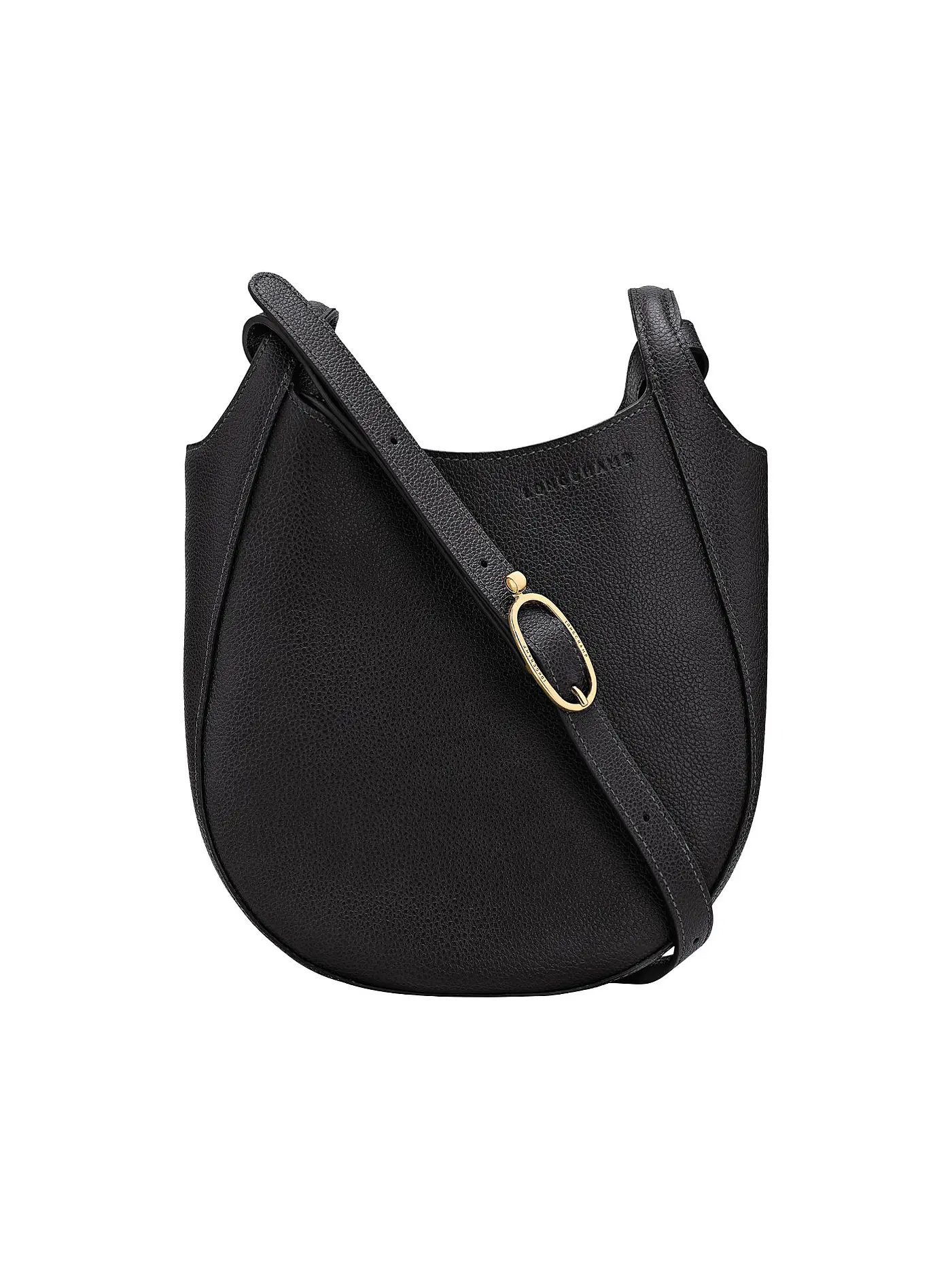 LONGCHAMP | Le Foulonne Umhängetasche Small, Noir | schwarz
