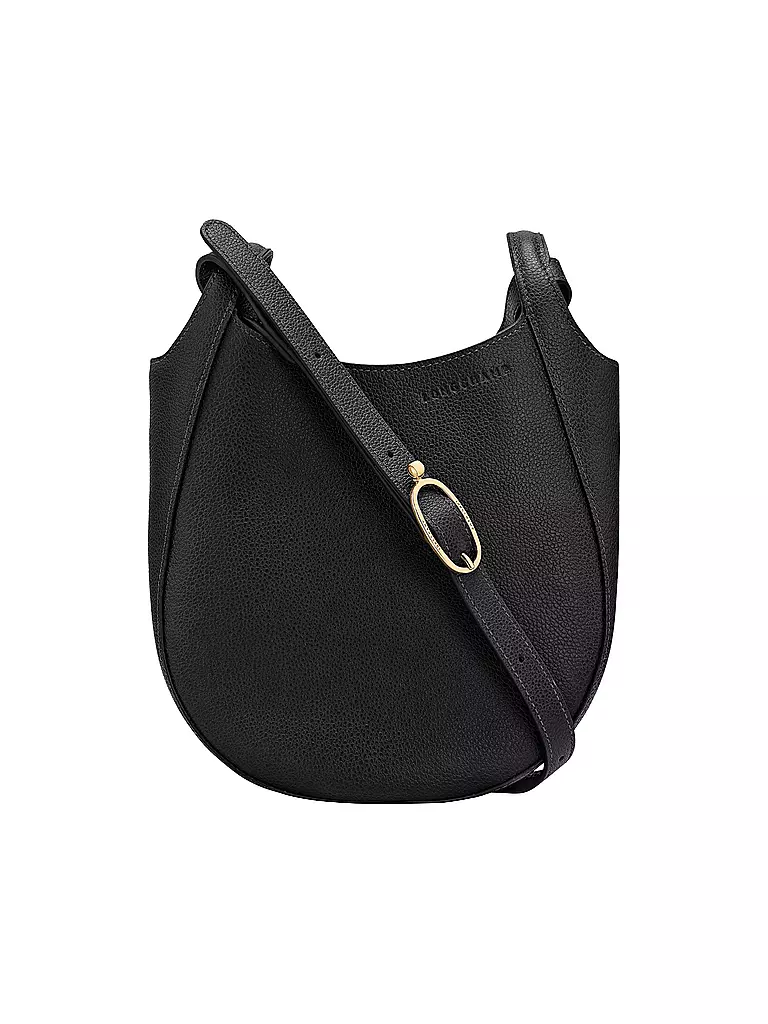 LONGCHAMP | Le Foulonne Umhängetasche Small, Noir | schwarz