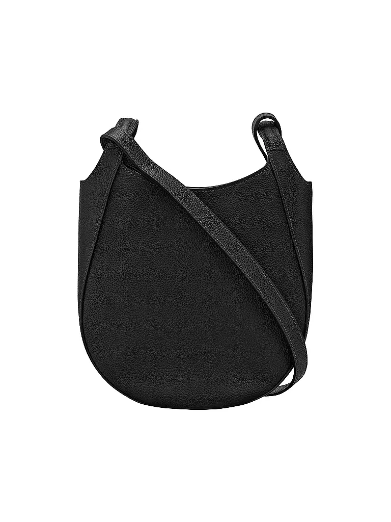 LONGCHAMP | Le Foulonne Umhängetasche Small, Noir | creme
