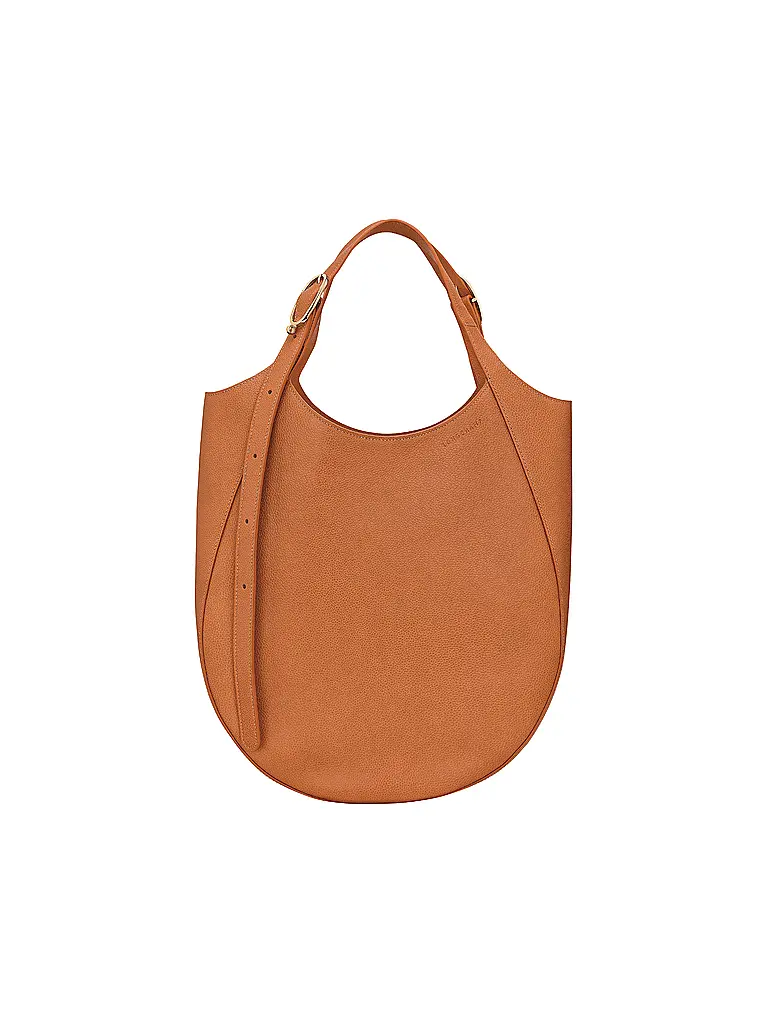 LONGCHAMP | Le Foulonne Umhängetasche XLarge, Amber | Hellbraun
