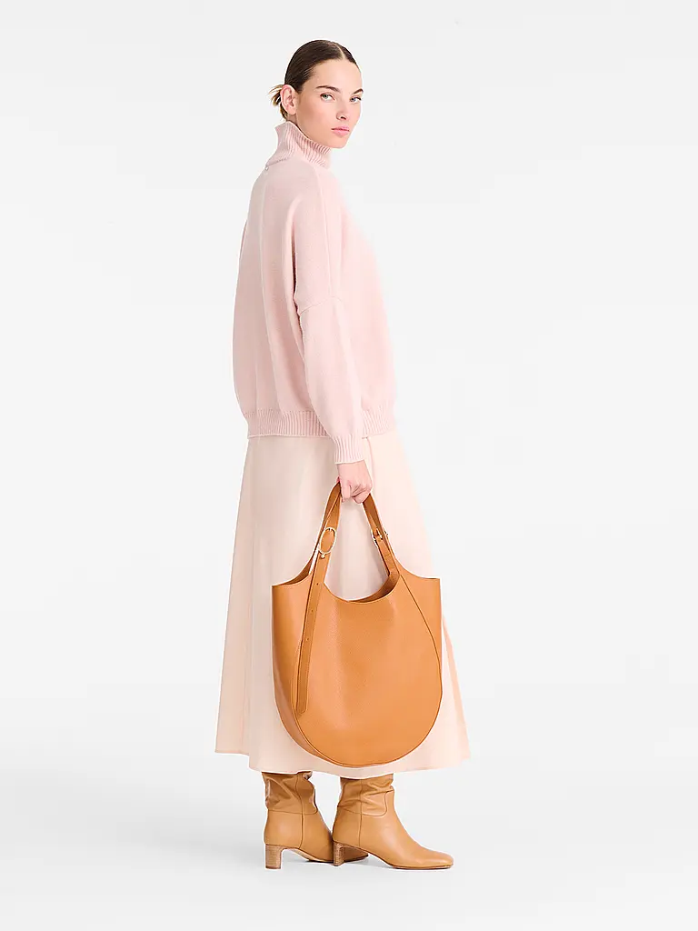 LONGCHAMP | Le Foulonne Umhängetasche XLarge, Amber | Hellbraun