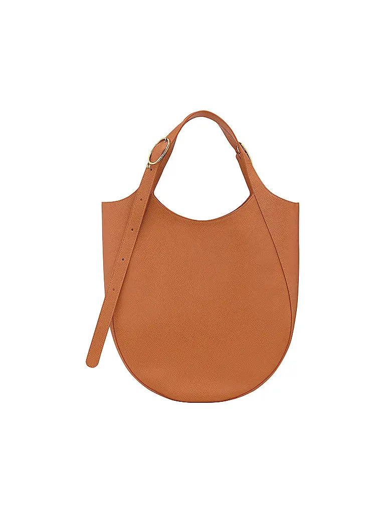 LONGCHAMP | Le Foulonne Umhängetasche XLarge, Amber | Hellbraun