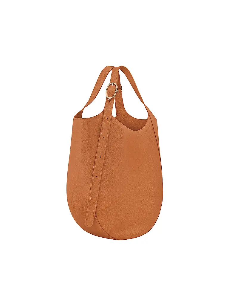 LONGCHAMP | Le Foulonne Umhängetasche XLarge, Amber | Hellbraun