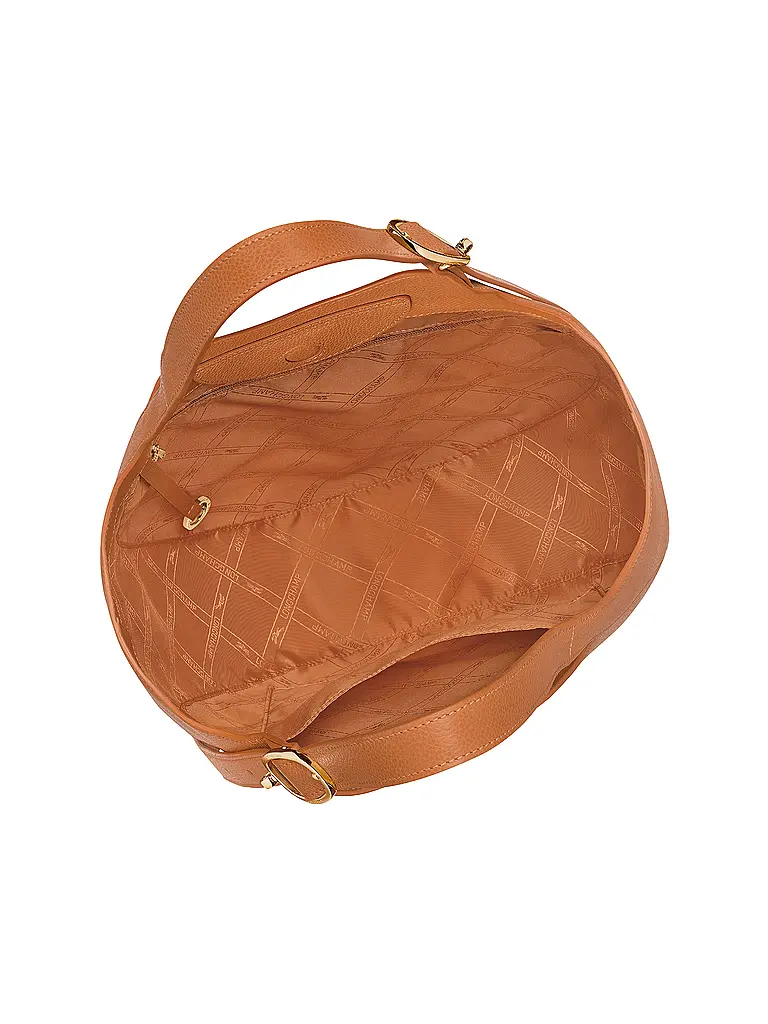 LONGCHAMP | Le Foulonne Umhängetasche XLarge, Amber | Hellbraun