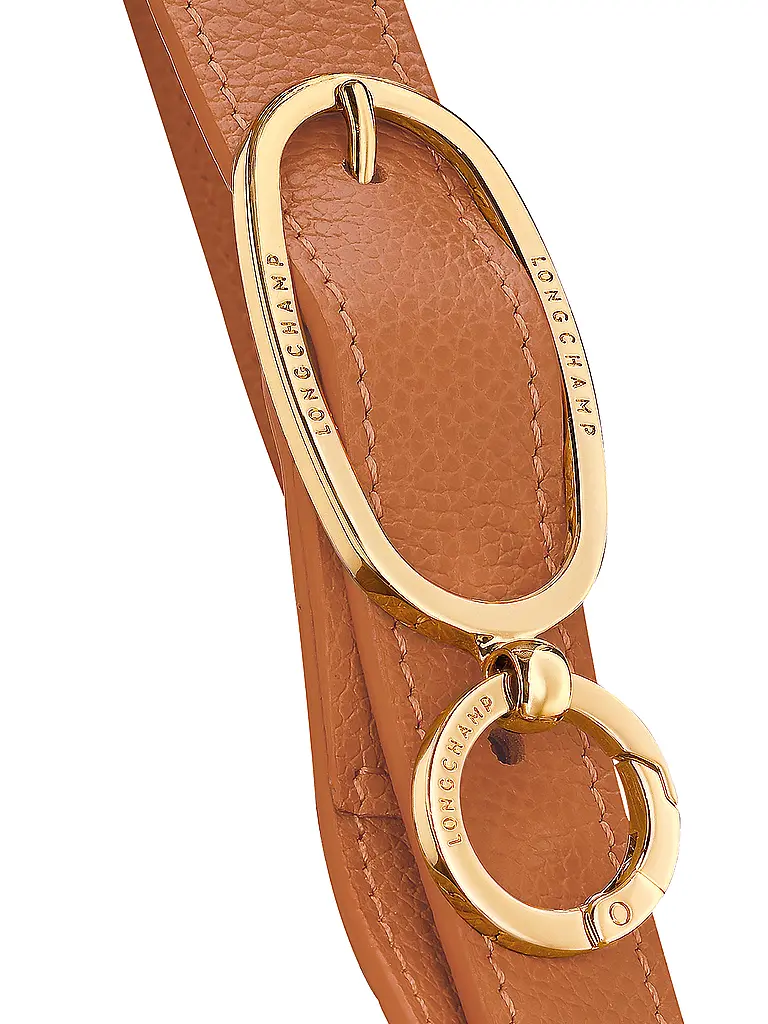 LONGCHAMP | Le Foulonne Umhängetasche XLarge, Amber | Hellbraun