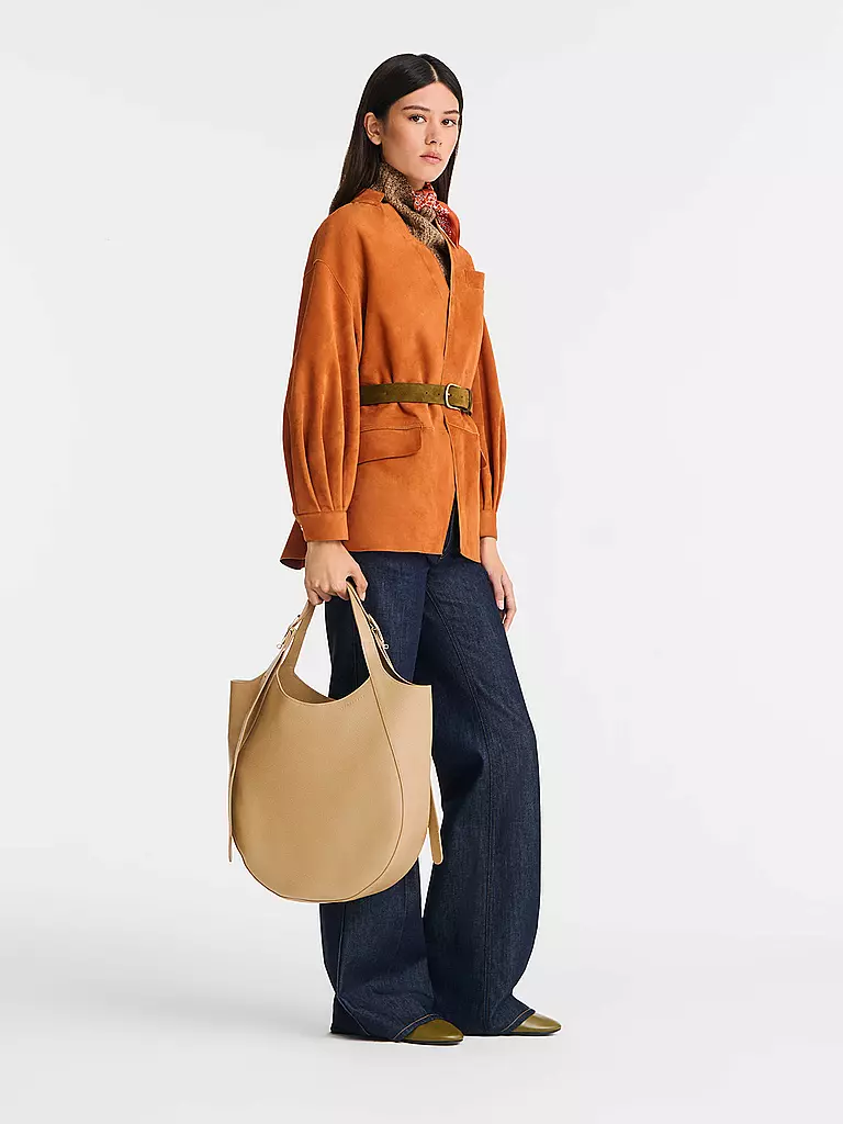 LONGCHAMP | Le Foulonne Umhängetasche XLarge, Bisuit | creme