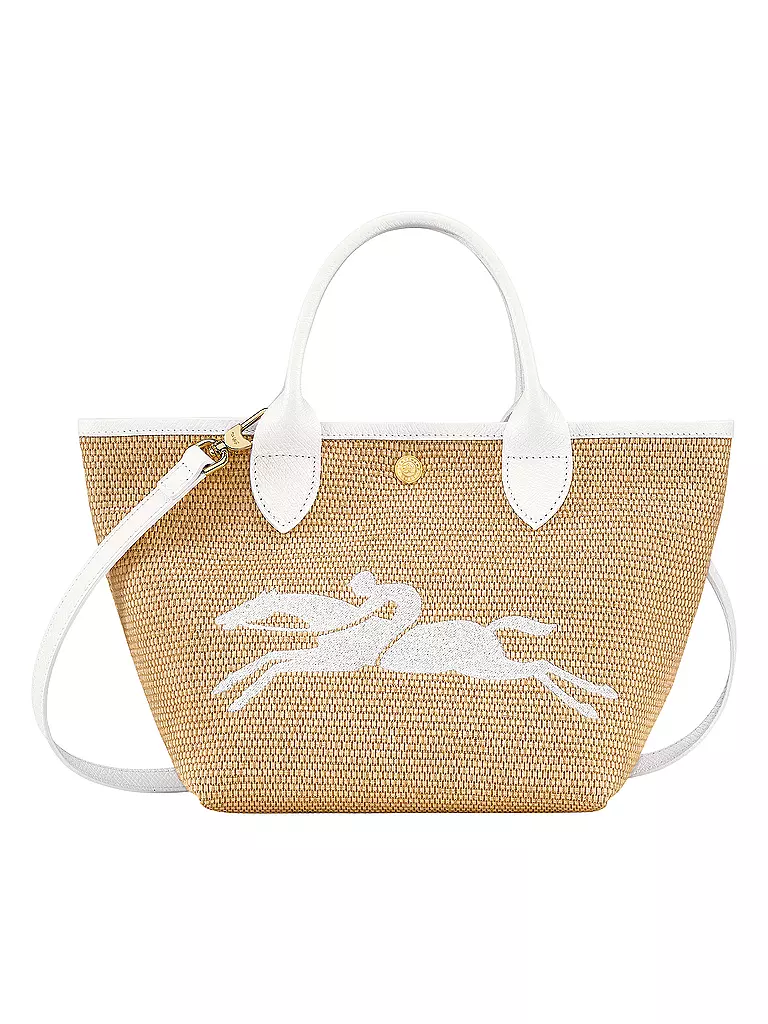 LONGCHAMP | Le Panier Pliage Handtasche Small, White | weiss