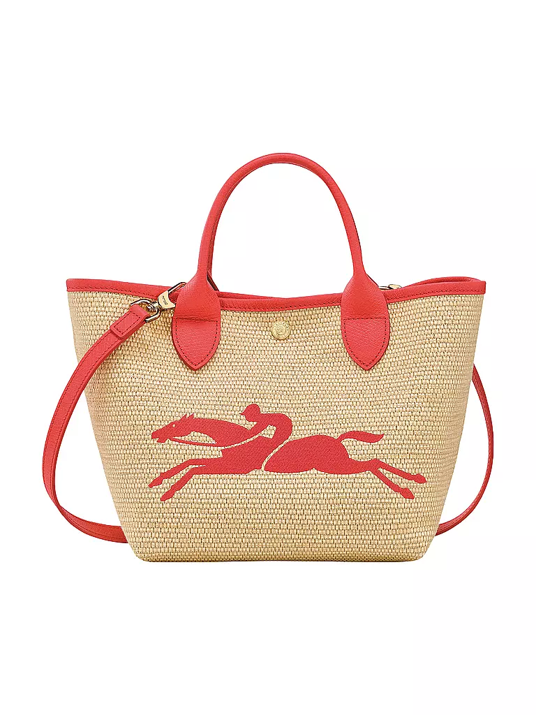 LONGCHAMP | Le Panier Pliage Henkeltasche Small, Fragola | rot