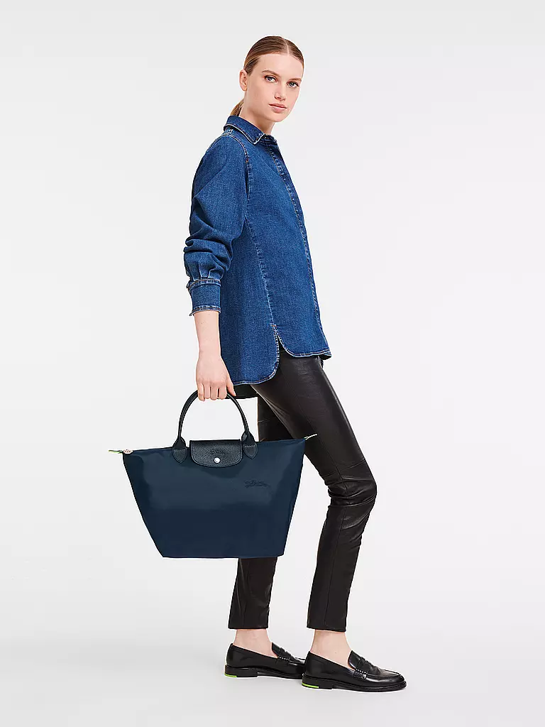 LONGCHAMP | Le Pliage  Green Handtasche Medium, Navy | grau
