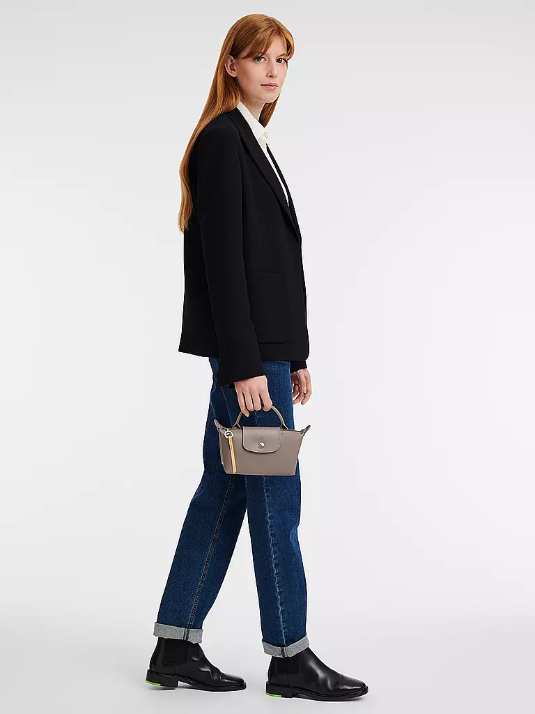 LONGCHAMP | Le Pliage City Pochette mit Henkel, Taupe | beige