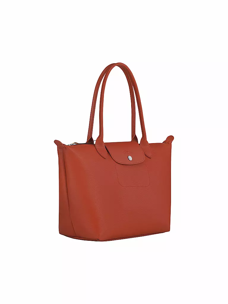 LONGCHAMP | Le Pliage City Shopper Medium, Terracotta | rot