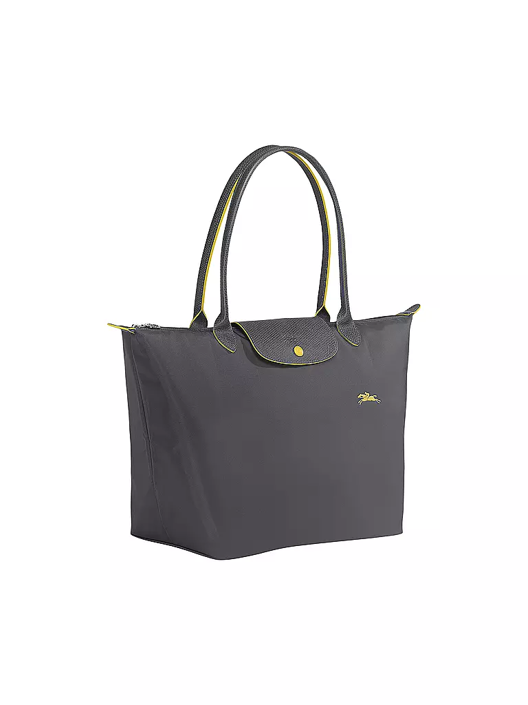 LONGCHAMP | Le Pliage Club Shopper L, Gun Metal | grau