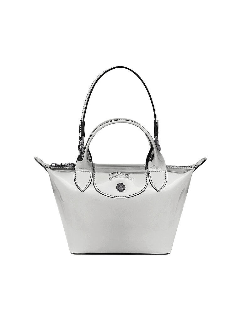 LONGCHAMP | Le Pliage Collection Handtasche XS, Silver | silber