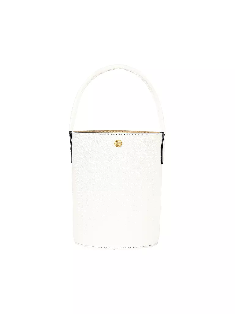 LONGCHAMP | Le Pliage Cuir Beuteltasche White | weiss