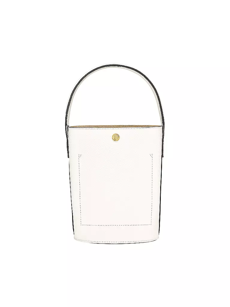 LONGCHAMP | Le Pliage Cuir Beuteltasche White | weiss