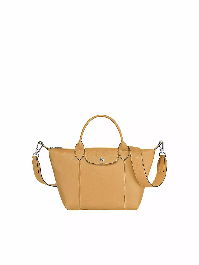 LONGCHAMP | Le Pliage Cuir Handtasche, Honey | gelb