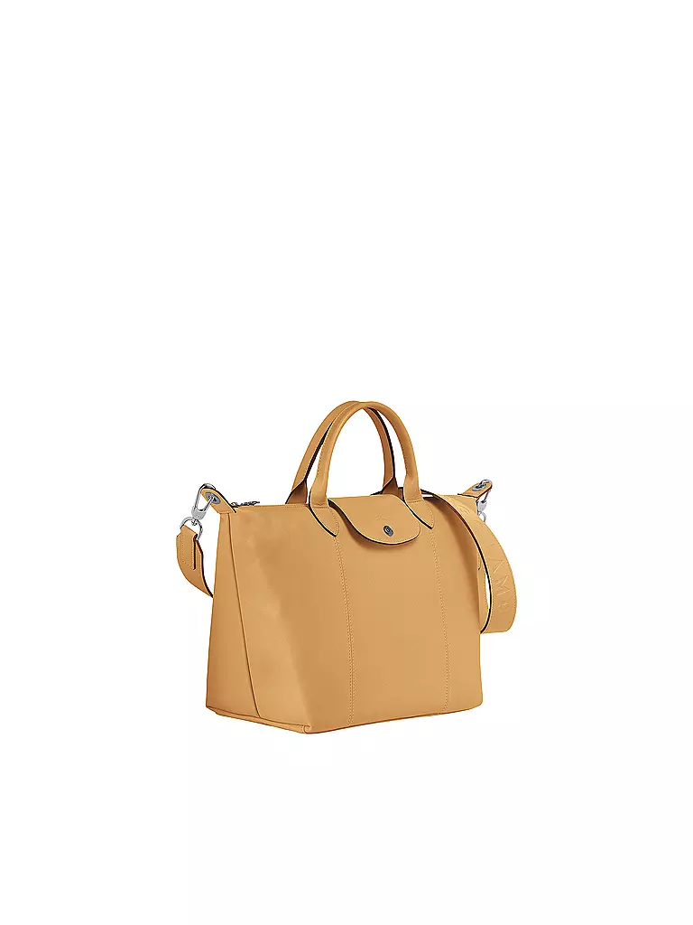 LONGCHAMP | Le Pliage Cuir Handtasche, Honey | gelb