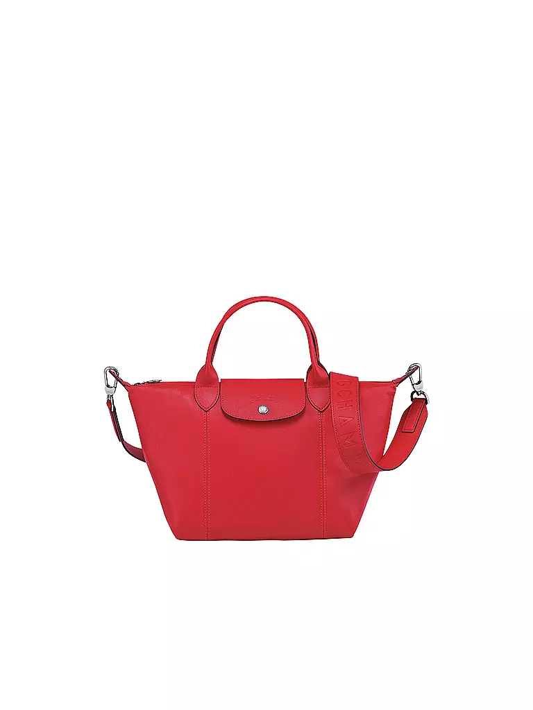 LONGCHAMP | Le Pliage Cuir Handtasche, Red | rot