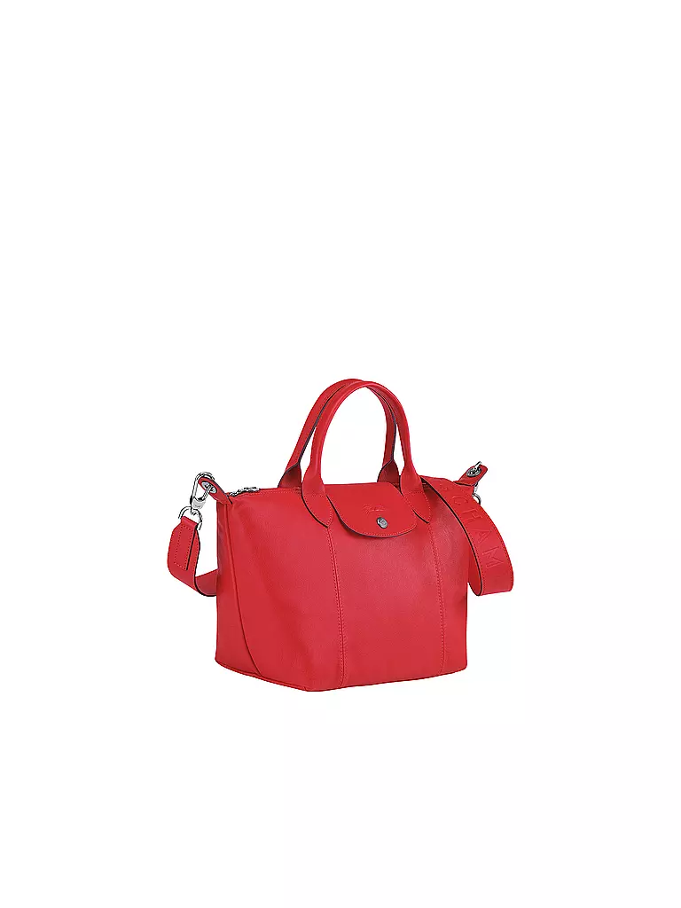 LONGCHAMP | Le Pliage Cuir Handtasche, Red | rot