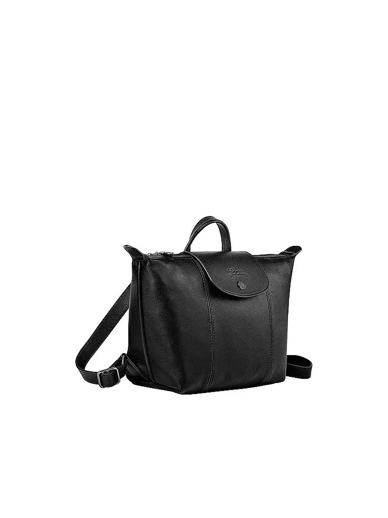 LONGCHAMP | Le Pliage Cuir Rucksack, Black | schwarz