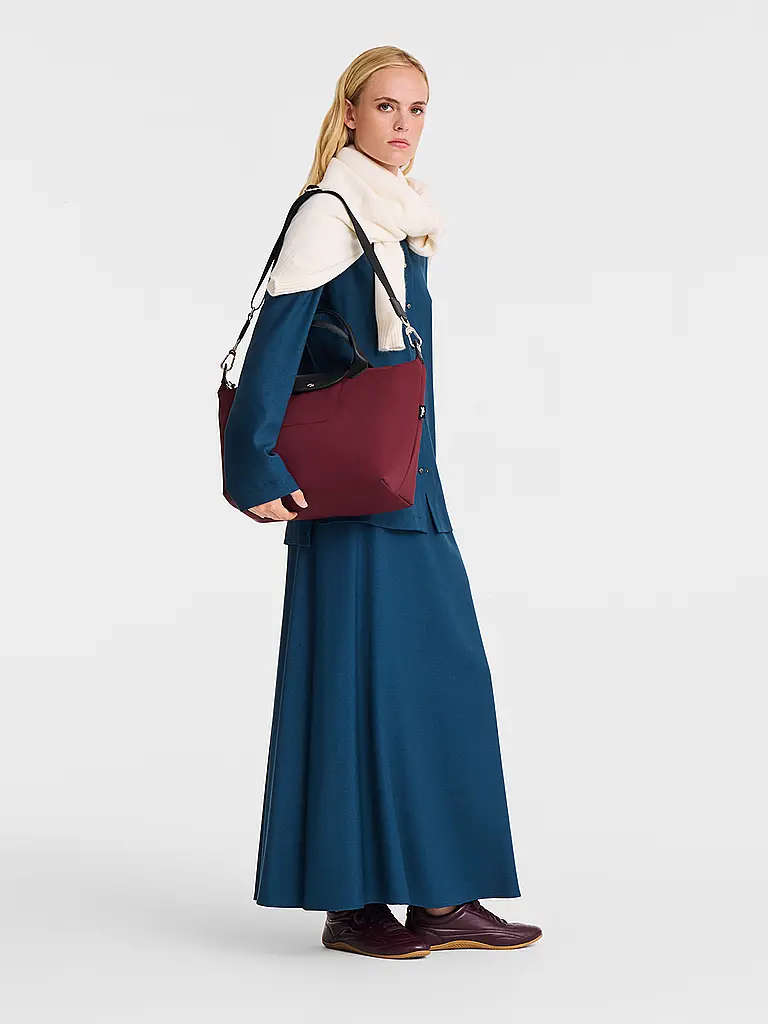 LONGCHAMP | Le Pliage Energy Handtasche Medium, Burgundy/Bordeaux | Dunkelrot