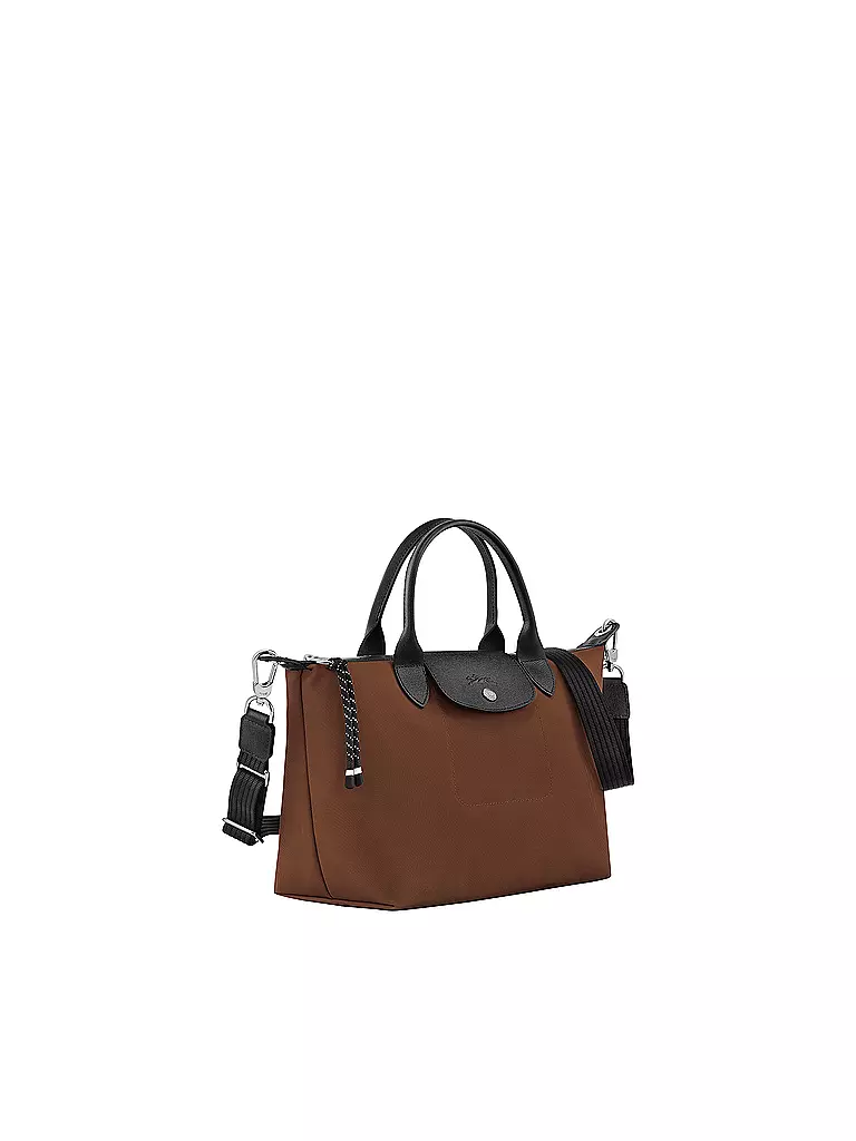 LONGCHAMP | Le Pliage Energy Handtasche Small, Chocolat | dunkelblau