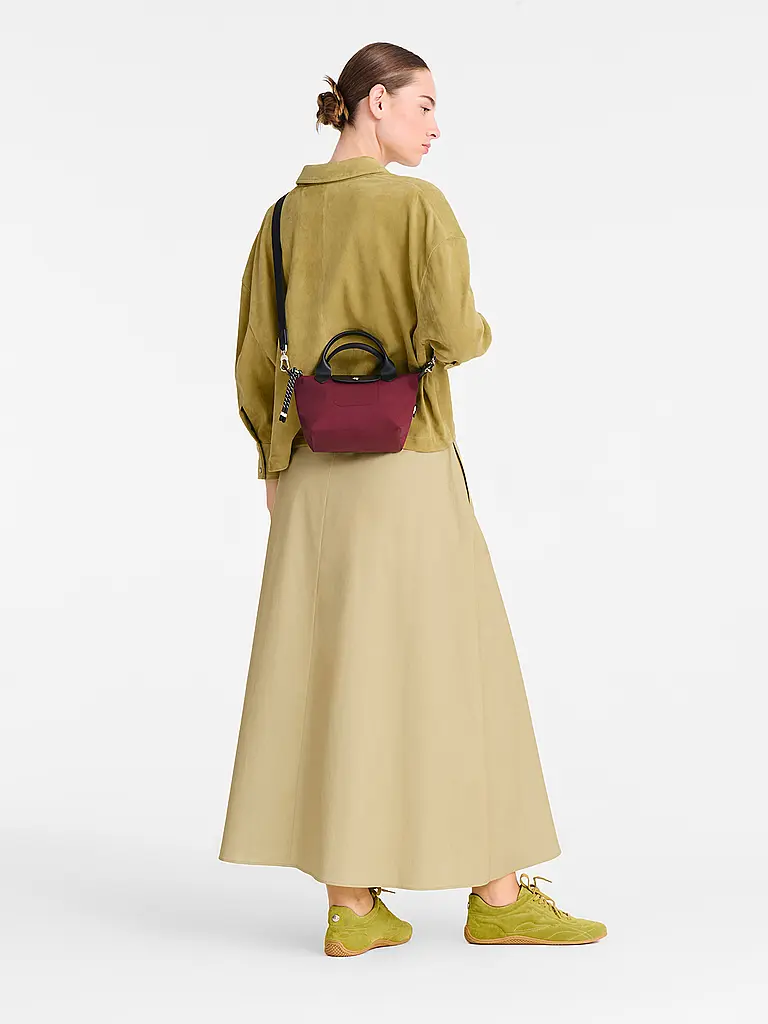 LONGCHAMP | Le Pliage Energy Handtasche XSmall, Burgundy / Bordeaux | Dunkelrot