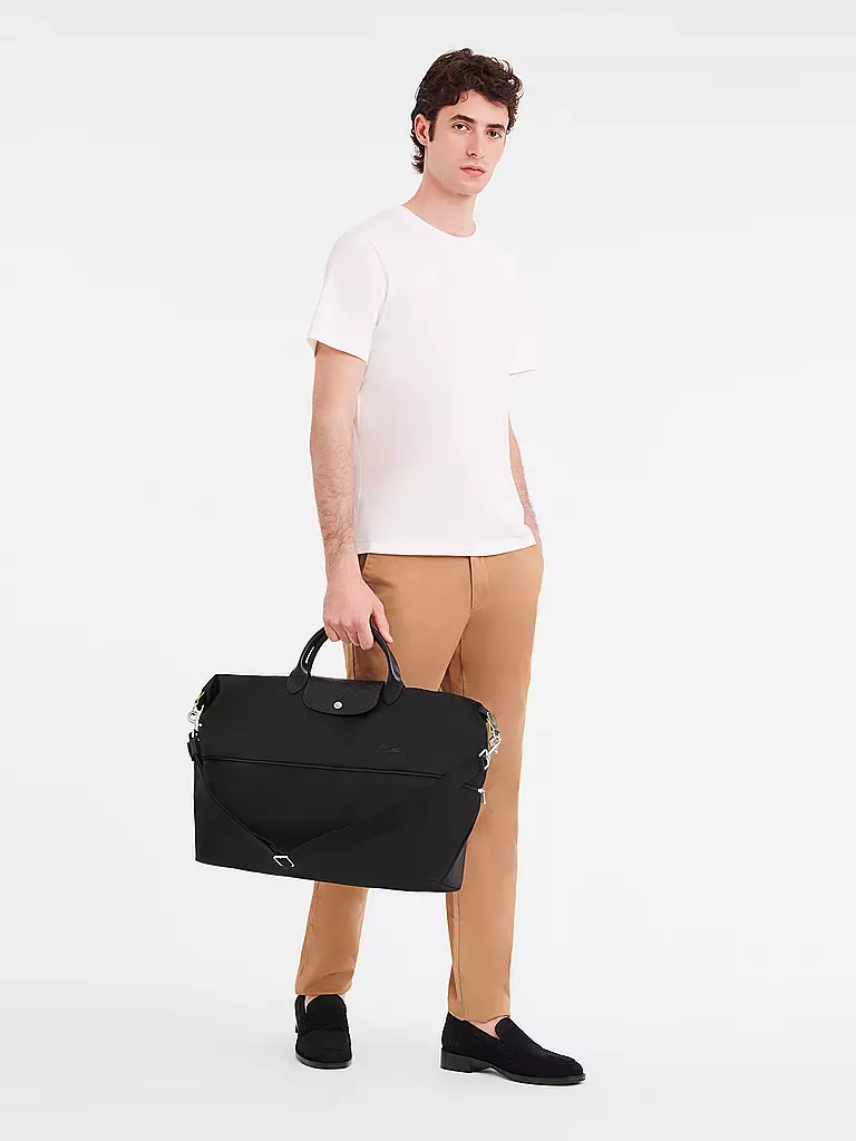 LONGCHAMP | Le Pliage Green Erweiterbare Reisetasche, Black | schwarz
