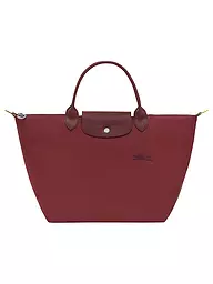 LONGCHAMP | Le Pliage Green Handtasche Medium, Terre | dunkelrot