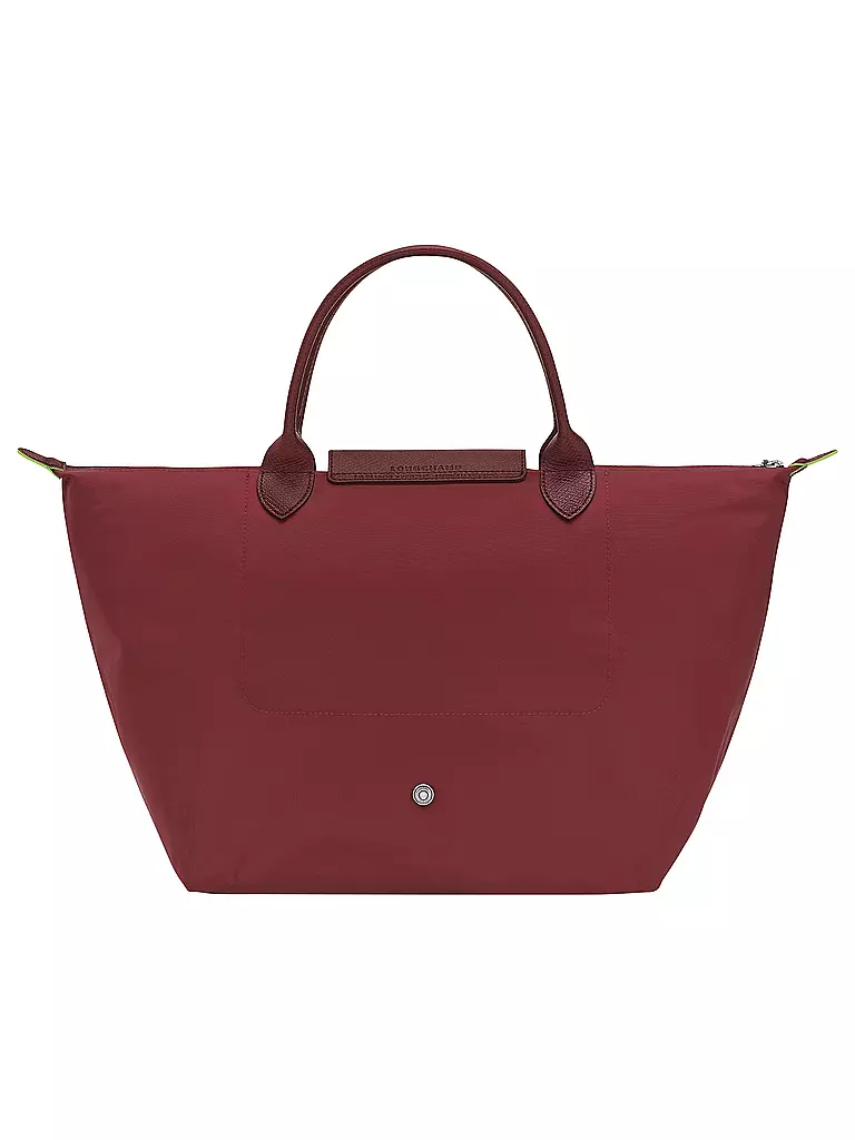 LONGCHAMP | Le Pliage Green Handtasche Medium, Grenade | dunkelrot