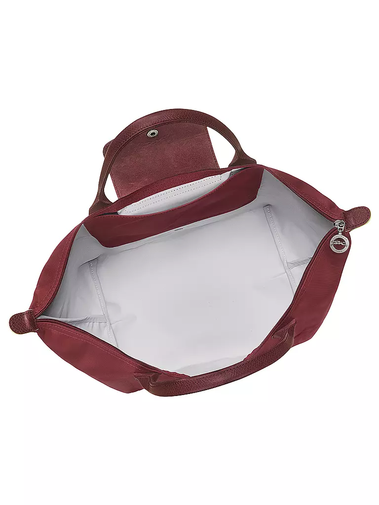 LONGCHAMP | Le Pliage Green Handtasche Medium, Grenade | dunkelrot